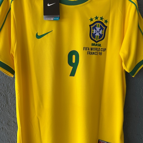 Ronaldo Brazil 1998 Final Jersey Yellow - Picture 3 of 7